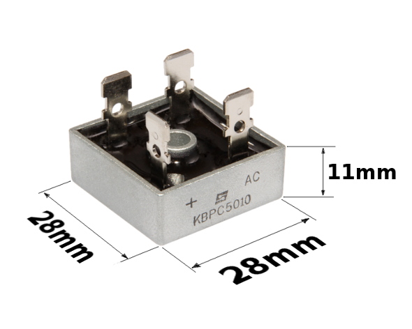Диодный мост kbpc5010 схема подключения