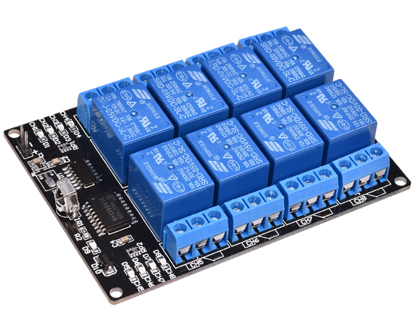 8-Channel 5V Wireless LED Relay Driver Self Locking Module ...
