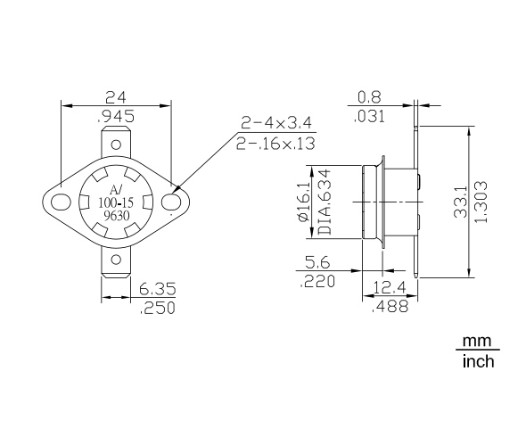 Ksd306x схема подключения